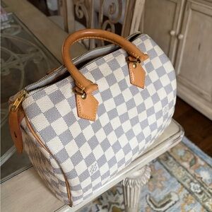 Louis Vuitton Classic Speedy 25 Damier Azur